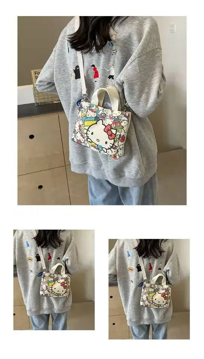 Sanrio Hello Kitty Single Shoulder Bag Fashion Handbag Casual Crossbody Bag