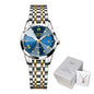 LIGE Elegant Ultrathin Nordic Simple Style Quartz Movement Women's Wristwatch Fashion Stainless Steel Bracelet Belt Woman Watch
