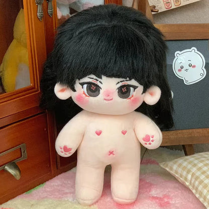 20cm Kawaii Plush Cotton Doll Idol Stuffed Super Star Figure Dolls Twelve Constellations Doll Can Change Clothes Gift