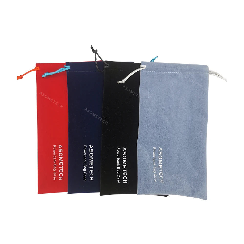Power Bank Case Bag Carring Pouch Drawstring Bag Travel Portable Protective Storage Bag For Power Bank Mobile Phone Accessories