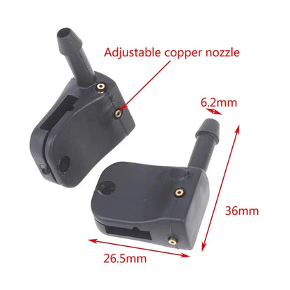 2Pcs Windshield Washer Nozzles Wiper Arm Spray Jets for Mercedes Vito W638 Sprinter, OEM Replacement High Pressure Fan Pattern