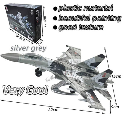 Model airplanes Child toy Military Series Building Blocks DIY kit F14 Tomcat J-35 Su35s Multi-Purpose Fighter T90 Main Battle