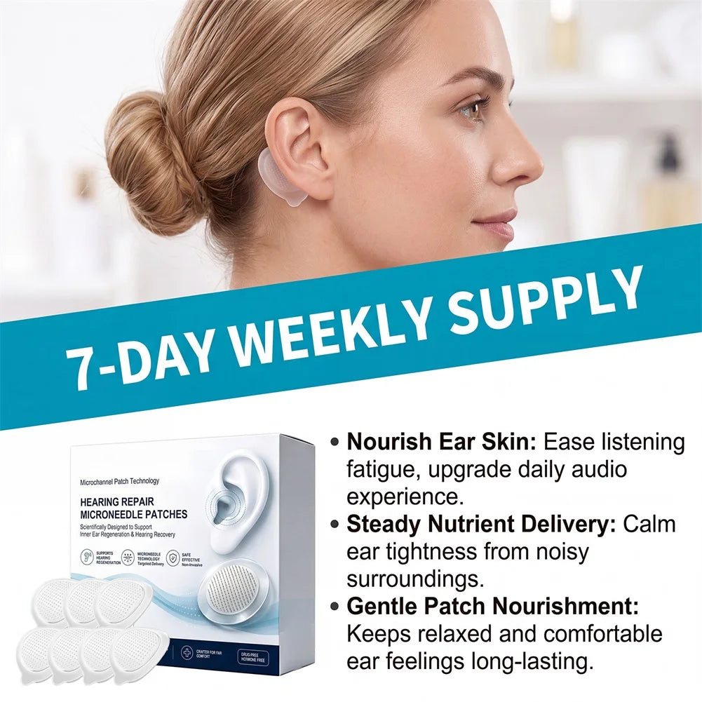 Tinnitus Relief Ear Patch Natural Herbal Formulas For Safe Ear Relief Reduces Ringing And Discomfort For Daily Ear Care Routine
