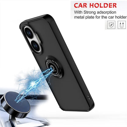 Funda For Xiaomi Poco F7 5G Case Shockproof Matte Hard PC Armor Case For Pocof7 Poko Little F7 F 7 7F Magnetic Holder Ring Cover