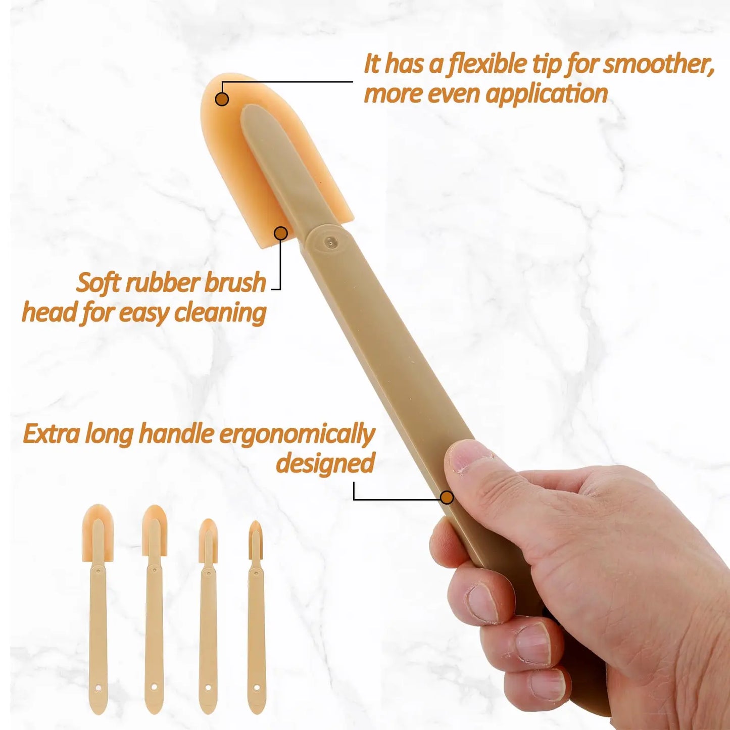 8pcs Sealant Finishing Tools Rubber Caulk Caulking Silicone Sealant Finishing Tool Extended Length Rubber Spatula Caulking Tool