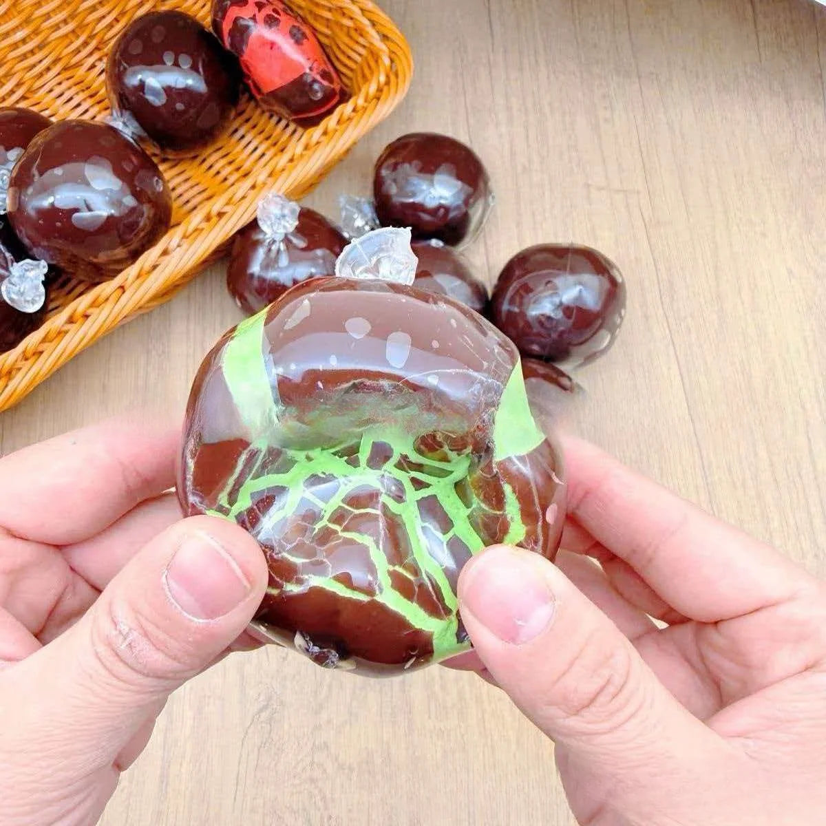 Squishy Stress Balls slow rebound wax skin squeeze toy for Kids Adult Quiet Sensory Fidget Toy Soothing Relieving Stress