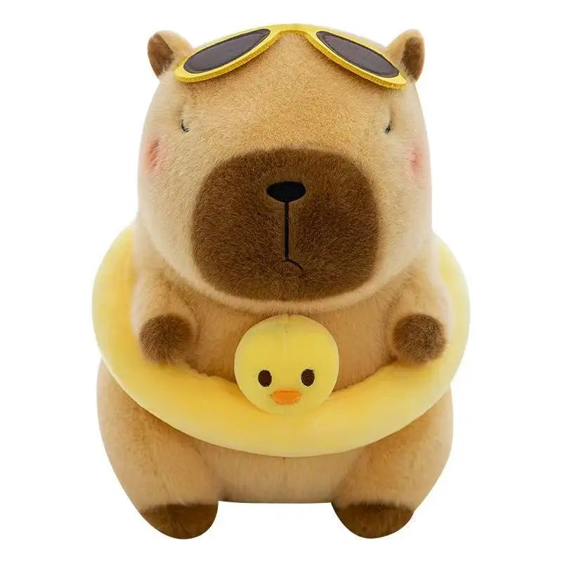 23cm Capybara Plush Simulation Capibara Anime Fluffty Toy Cute Doll Stuffed Animals Soft Doll Plush Christmas Thanksgiving Gift
