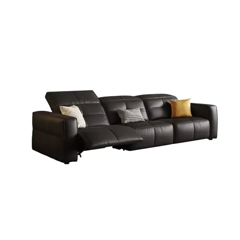 Luxury Couch Reclining Sofas Leather Black Seating Power Office Reclining Sofas Massage Sillas De Escritorio Home Furniture