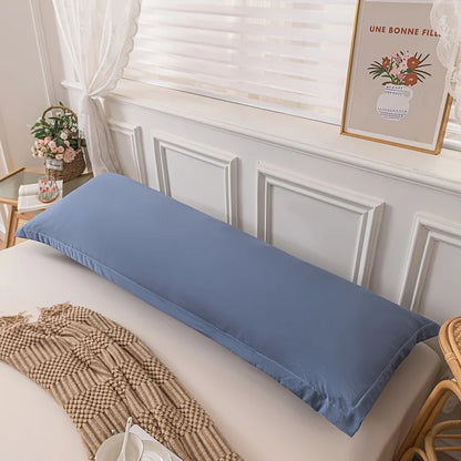 1pc 100% Polyester And Hemp Double Long Pillowcases,  Pillowcase Lover Sleeping Bedding