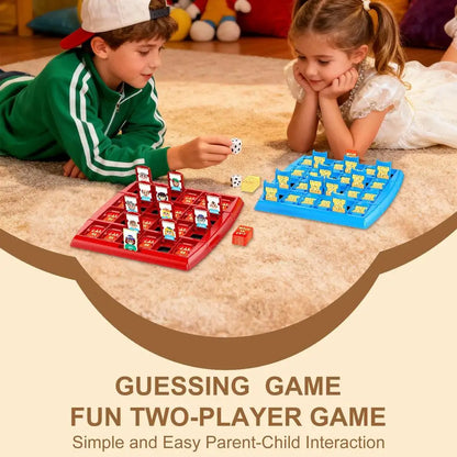 Guesses Who I Am Board Game Memory Logic Card Board Game Educational Guessing Board Toy for Family Party Gathering