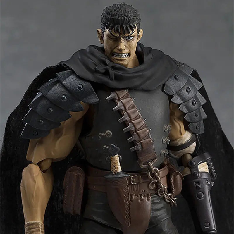 Figma 359 17cm Berserk Black Swordsman Guts Action Figure Movable Joints Anime Game Collectible Model For Anime Fans Display