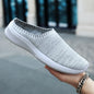 Summer Men Casual Shoes Mesh Loafers Breathable Half Slippers Outdoor Indoor Women Comfortable Fashion Couple Walking Sneakers