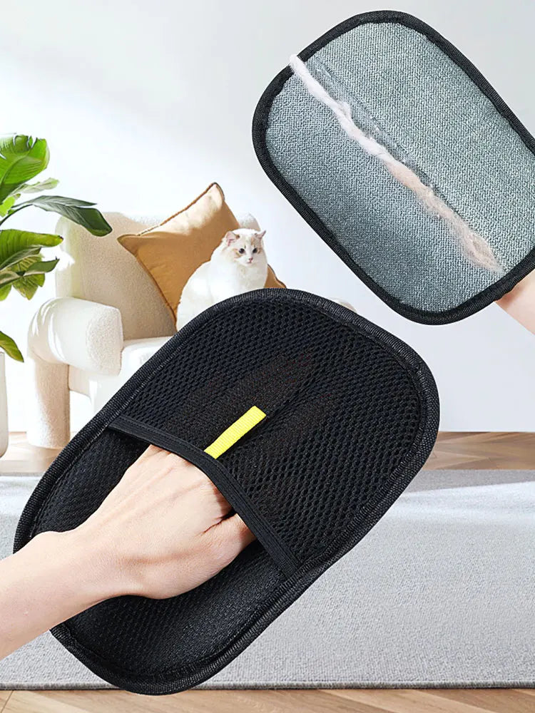 Rękawice do pielęgnacji sierści Pet Grooming Gloves Szczotka do usuwania sierści Rękawice do usuwania sierści zwierząt domowych dla psów kotów królików z długimi/krótkimi/kręconymi włosami