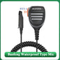Baofeng Microphone UV-68 Pro Max V2 Walkie Talkie Waterproof PTT Speaker Mic for UV-9R Pro UV S22 UV-98 BF 9700 GT 3WP Ham Radio