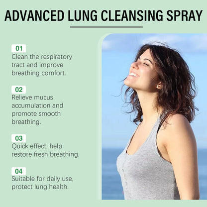 New Herbal Lung Cleanse Mist – Powerful Lung Support, Cleanse & Breathe – Herbal Mist Health Care Herbal Lung Cleanse Spray 30ml