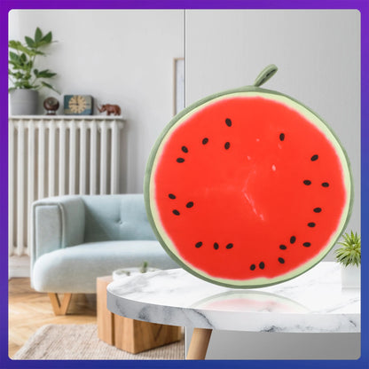 Cartoon Fruits Print Round Bar Chair Cushion Cover Anti-Slip Seat Cushion Slipcover Soft Stool Cushion Covers Slipcover
