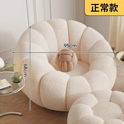 Lazy sofa single double pumpkin sofa reclining sleeping cloud swivel chair bedroom Internet celebrity sofa balcony sedentary