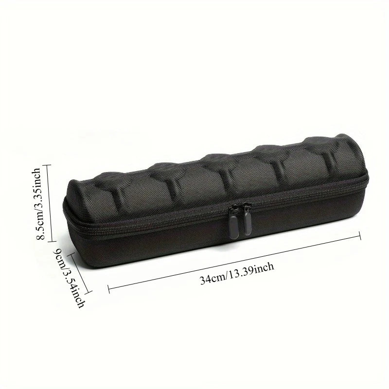 1pc 5-Slot Watch Case | Hard Shell Travel Organizer with Pillow Insert - Gift Ready (Black),suitable for smart watch storage