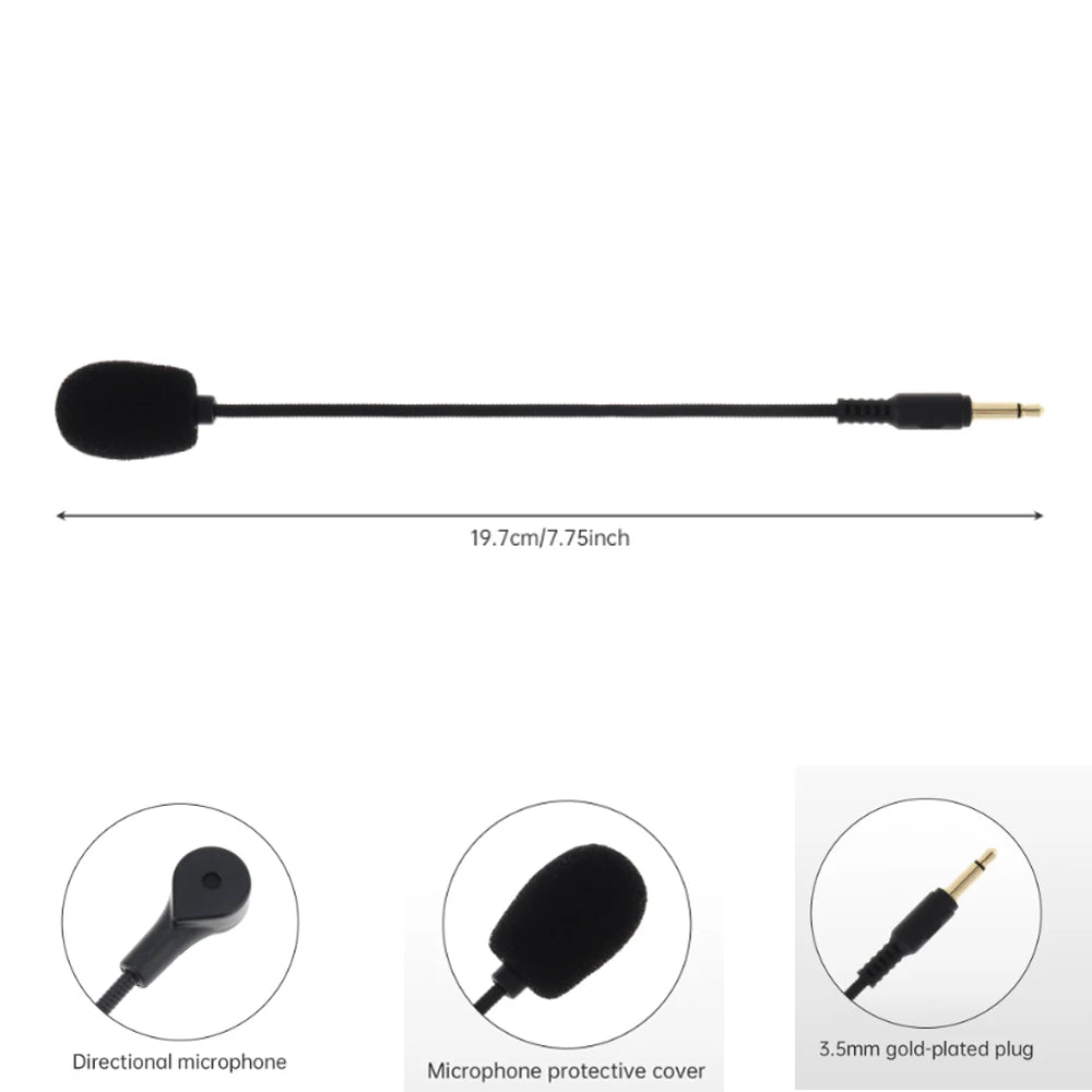 1 pc 3.5mm Microphone 90 Angle Bending Folding Metal Hose Microphone Capacitor