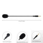 1 pc 3.5mm Microphone 90 Angle Bending Folding Metal Hose Microphone Capacitor
