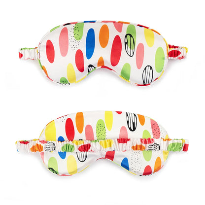 Imitated Silk Eye Mask Shading Sleep Eye Mask Eyepatch Travel Relax Cover Eyeshade Sleeping Aid Eye Mask Eye Care Health Tools