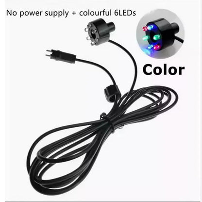 6 LED Underwater Lights12V Aquarium Waterfall Night-Lights Garden Spotlight Lamp Swimming Pool Fountains Pond