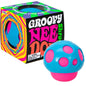 Needoh Groovy Shroom Squishy Fidget Toy Rose Mushroom Form BPA Free Safe Ease Nervous Calm Irritation Desktop Daily Ornament