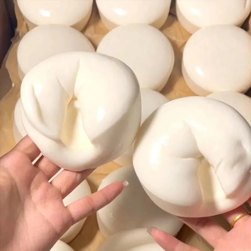 Squishy Simulated Yogurt Cake Bread Squeeze Toy Soft Stress Relief Slow Rebound Sensory Fidget Toys for Adults Relaxing Gifts