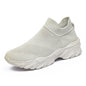 Men'S And Women'S Sneakers Mesh Breathable Lightweight High-Top Running Tennis Shoes Comfortable Outdoor Pair Naked Boots