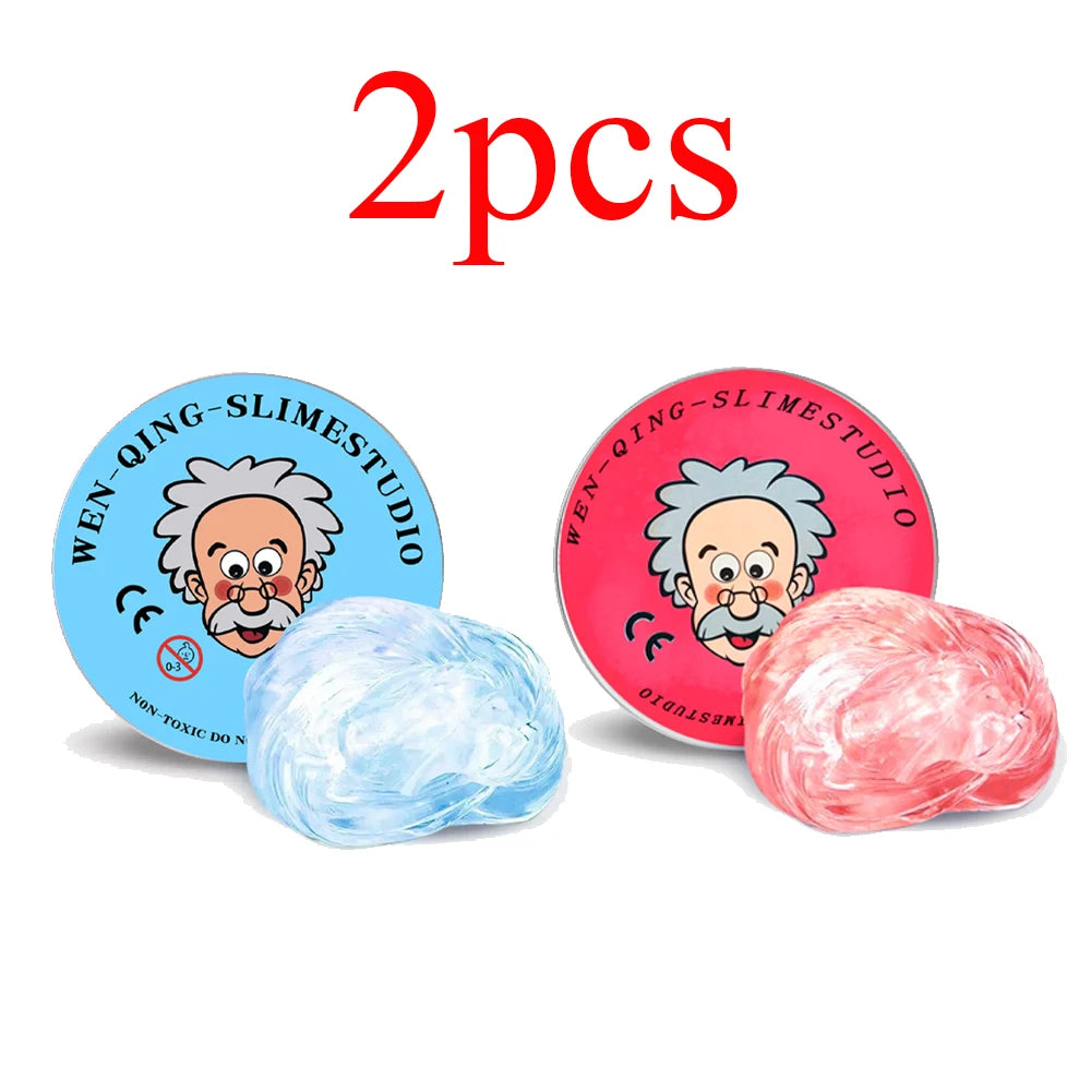 Colorful Non-Newtonian Liquid Decompression Toys Transparent Elastic Modeling Compound Non-Toxic Creative Crafts