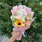 Anime Hello Kitty Cartoon Plush Bouquet Rose Flowers  Soft Plush Doll Home Wedding Decoration Christmas Valentine's Day Gift