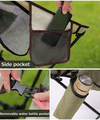 Outdoor Camping Chair Fishing Ultralight Folding Chair Camping Supplies Removable Lightweight Beach Travel Picnic Portable Chair