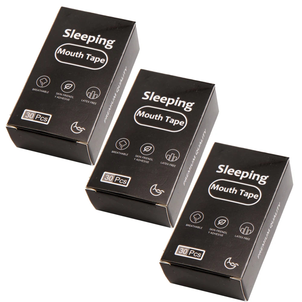 30Pcs Mouth Tape Sleeping Keep Mouth Close Prevent Snoring Sleep Strip for Home Anti Snoring Improved Sleeping Snoring Relief