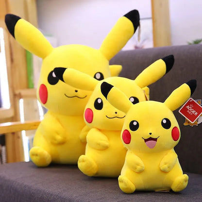 Pokemon Pikachu Plush Toy Cartoon & Cute Anime Children's Toy Stuffed Doll Valentine's Day Gift Home Decoration