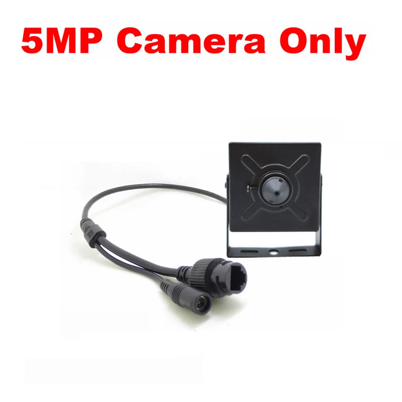 JIENUO 5MP Mini kamera IP PoE Audio mikro Cctv bezpieczeństwo wideo nadzór IPCam wewnętrzna Onvif HD kamera sieciowa domowa ICSee Xmeye