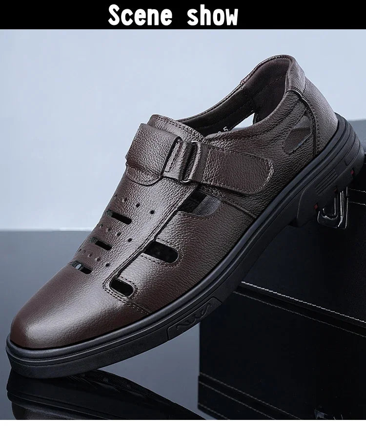 Men's Summer Hollow out Slip-On Shoes Anti-Slip Soft Bottom Casual Comfortable Breathable Loafers-705