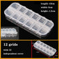 Transparent Plastic Box Screw Compartment Box Jewelry Earring Display Case Container Clear Terminal Organizer Tool Storage boxes