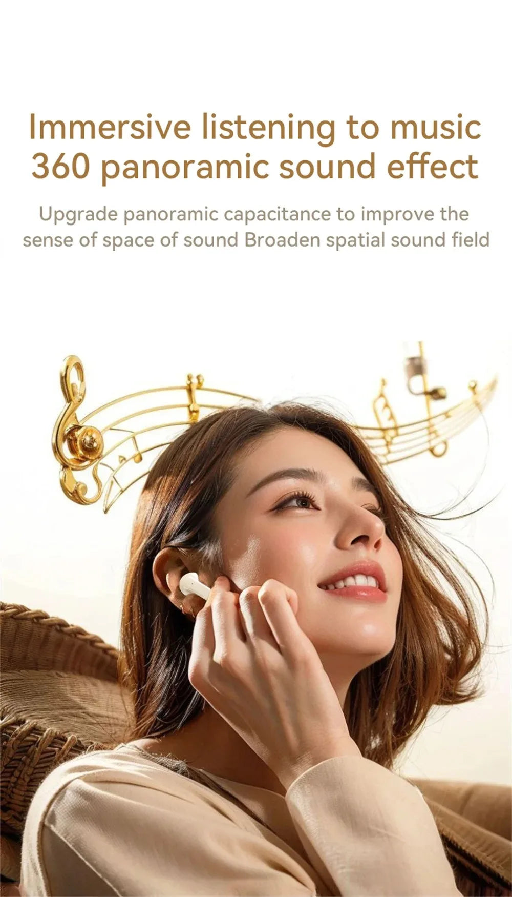 New Arrival True Wireless TWS In Ear Headphones Dynamic Sound Noise Cancelling Bluetooth Earbuds Long Battery Life Sports