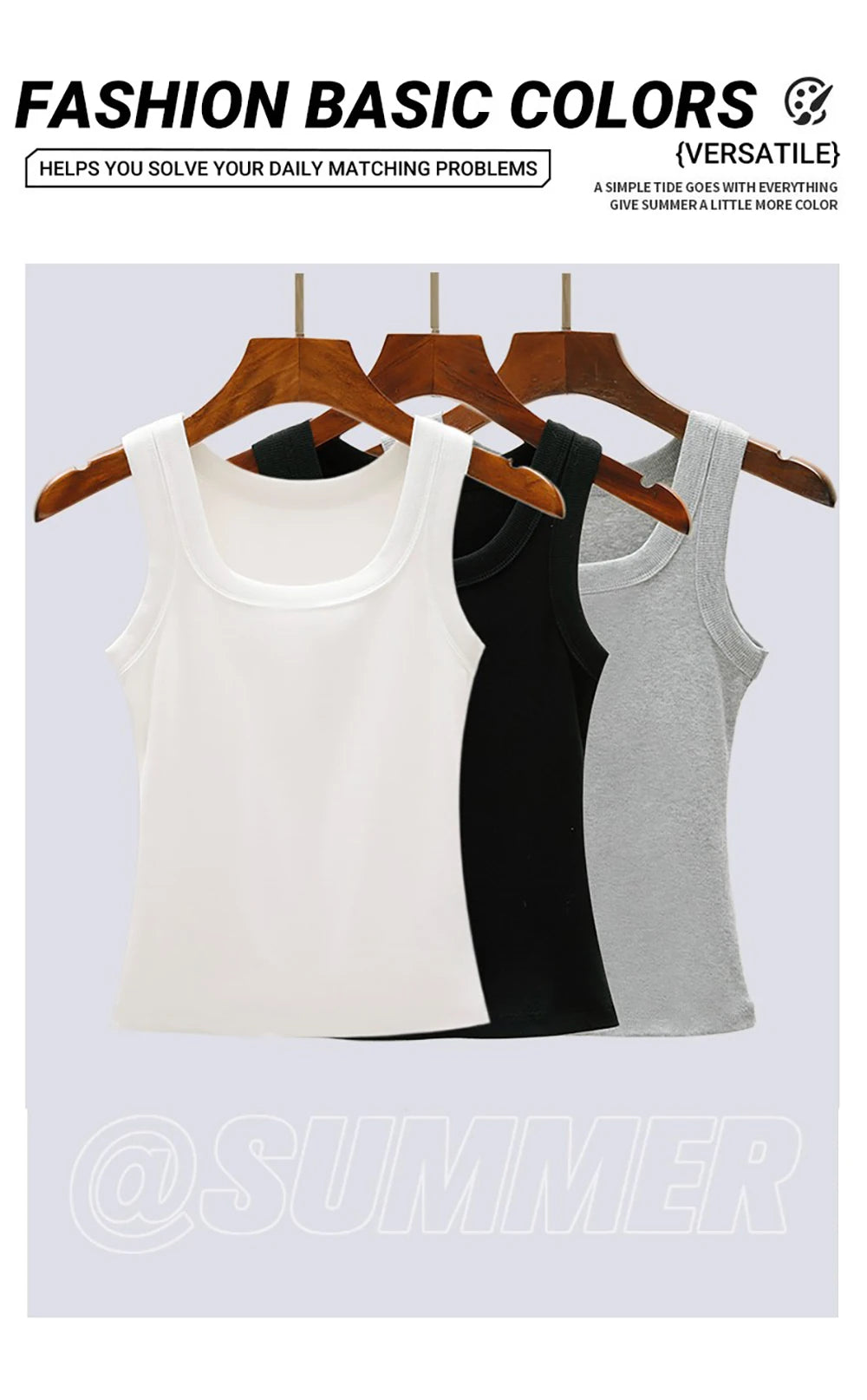 Custom Graphic Logo Slim Women's Tank Top Summer Crewneck Thread high elasticity Clothing Trendy Sports Vest Fashion Vests