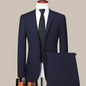 Suit Outdoor (Blazer+ Pants) Men's Fashion Gentleman's Business Suit Slim Outdoor Decoration Body Wedding Casual Suit