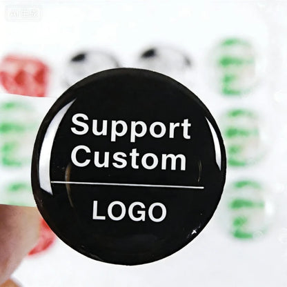 50PCS Free Custom Waterproof 3D Gel Logo Clear Crystal Epoxy Resin Dome Sticker Self-Adhesive Any Size