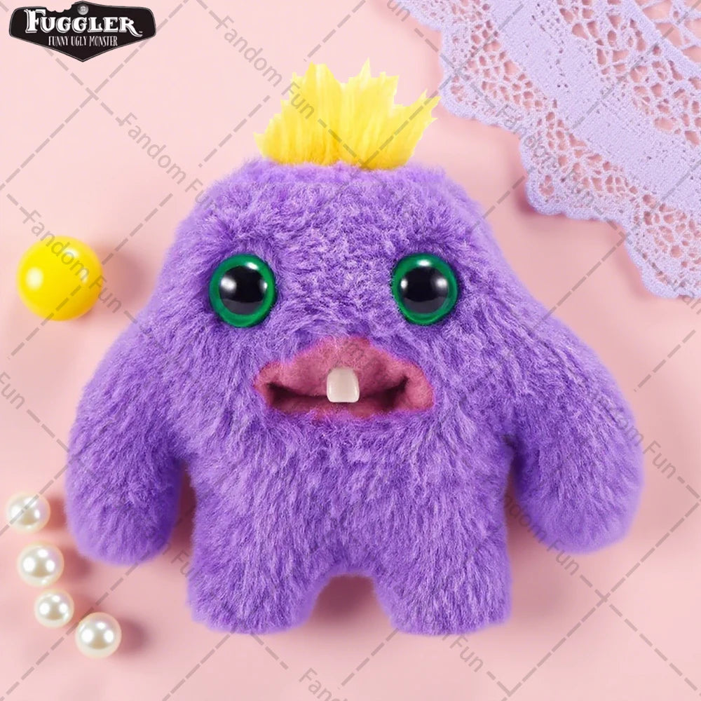 Baby Fugg Fuggler Monster Plush Doll  Original Rabid Rabbit Funny Ugly Hedge Grog Screech Wide-Eyed Teeth Monster With Box