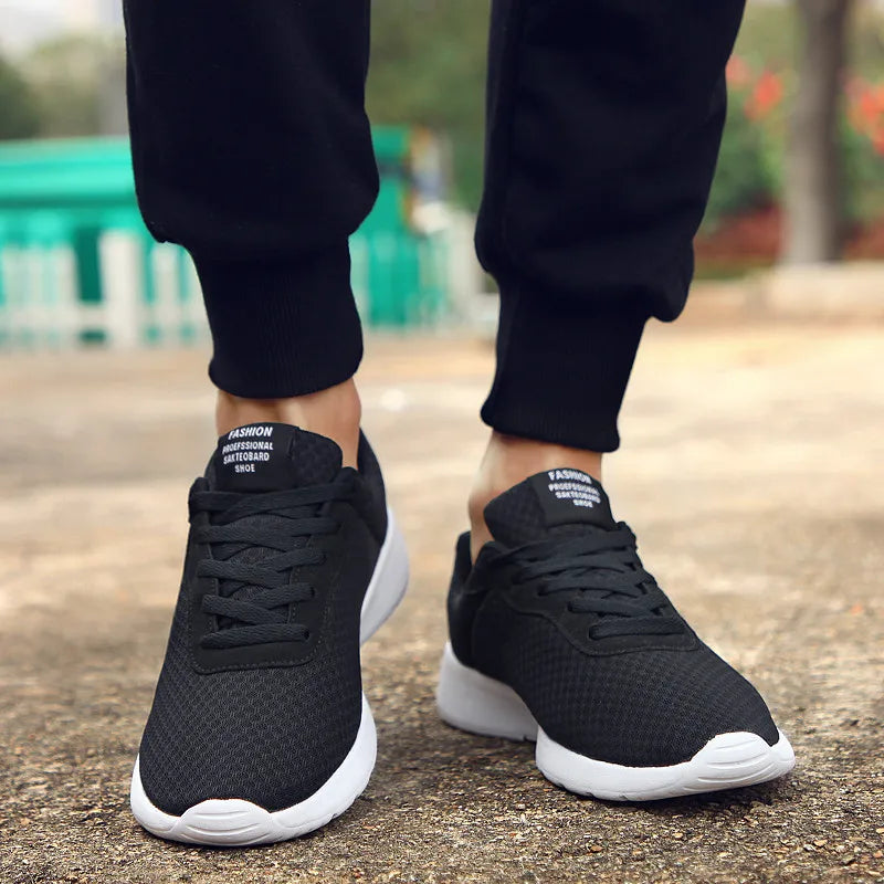Original Men Running Walking Mesh Shoes Fashion Casual Sneakers Outdoor Breathable Athletic Gym Lightweight Men Tennis Footwear