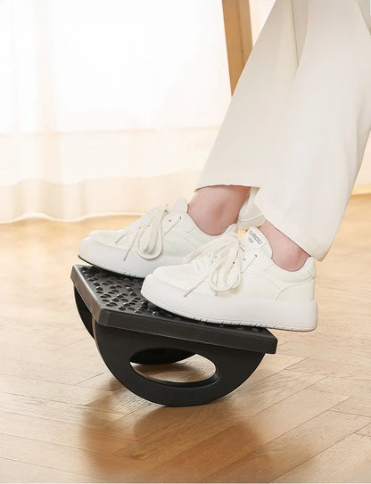 Ergonomic Rocking Under Desk Footrest Non Slip Adult Foot Rest Pedal for Office Home Under Desk Foot Stool