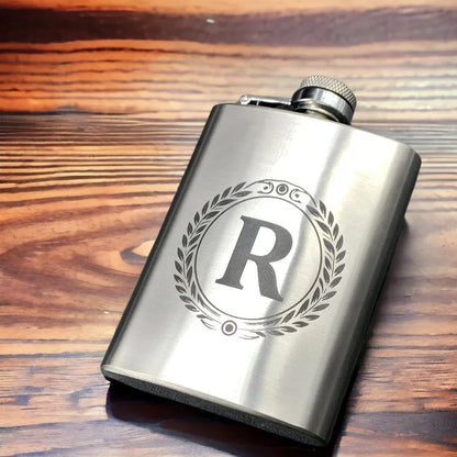 Custom 7 oz Stainless Steel Hip Flask Creative Pocket Hip Flask Whiskey Flask Portable Hip Flask Suitable for men's Gifts