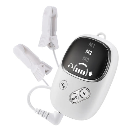 Handheld CES Sleep Aid Device for Insomnia Palm Pulse Massager Stress Relief Device Ear Clip Anxiety Pulse Pressure Relief