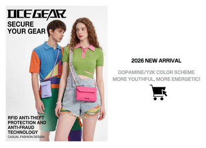 OCEGEAR Crossbody Bag Multifunctional Mini Anti-Theft Credit Cards Phone Shoulder Bag Travel Business Small Sling Purse Bag