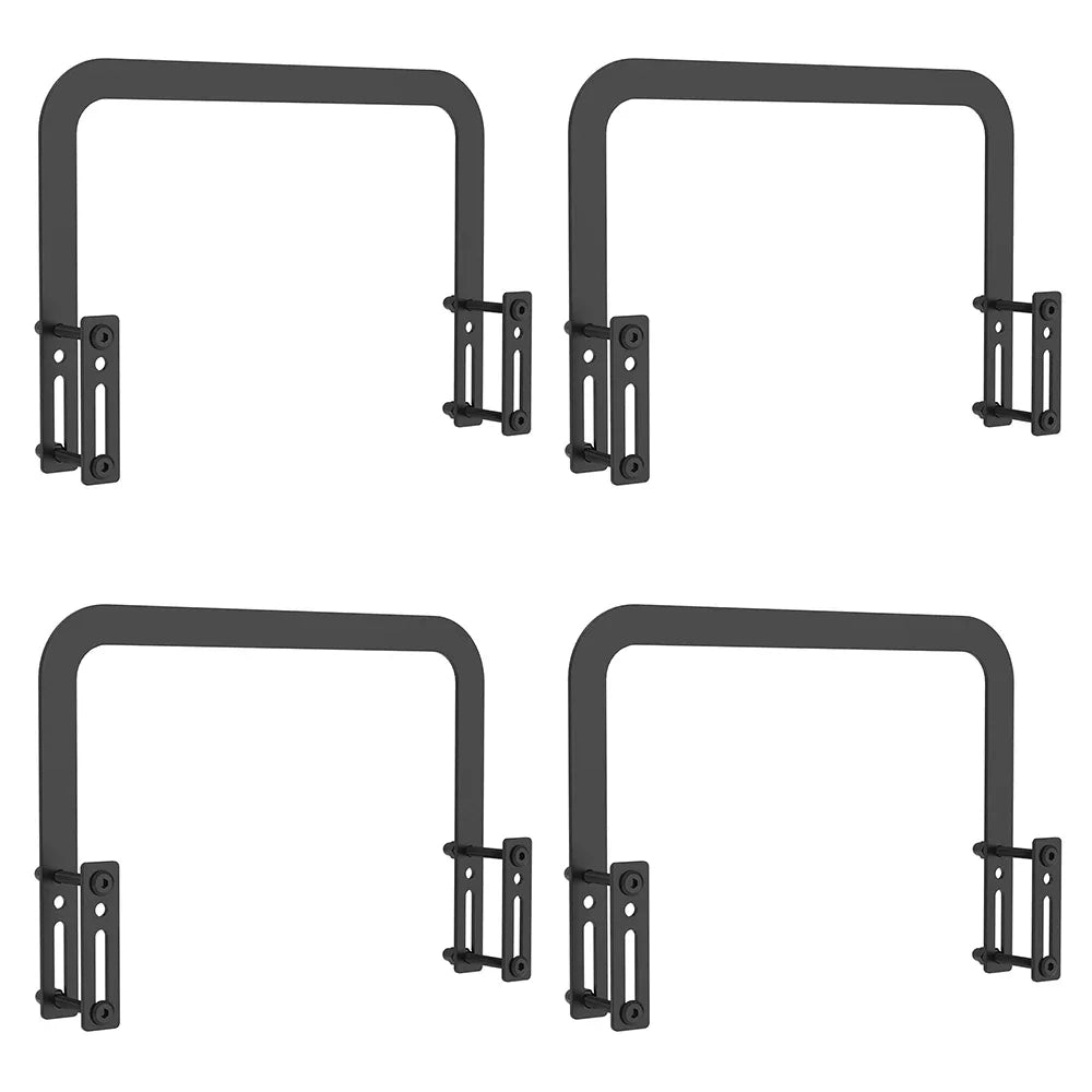 2/4Pcs Mattress Slide Stoppers Metal Non Slip Mattress Gripper Adjustable Mattress Retainer Bar Bracket for Home Metal Bed Frame