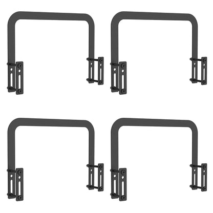 2/4Pcs Mattress Slide Stoppers Metal Non Slip Mattress Gripper Adjustable Mattress Retainer Bar Bracket for Home Metal Bed Frame