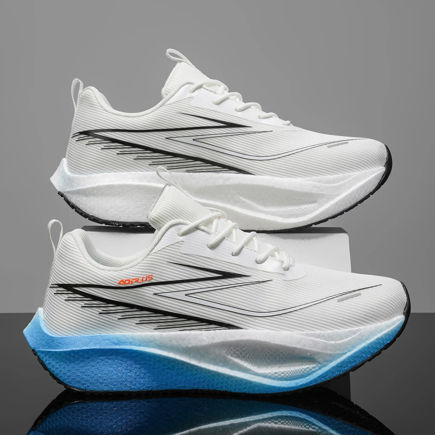 Men Running Shoes Carbon Board Marathon Sports Air Cushiion Breathable Lightweight Women's Comfortable Athletic Walking Sneakers